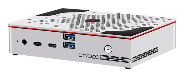 Chip PC IX PC Plus Intel® N N100 8 Go DDR4-SDRAM 128 Go SSD linux Mini PC Noir - Clavier - visuel 3