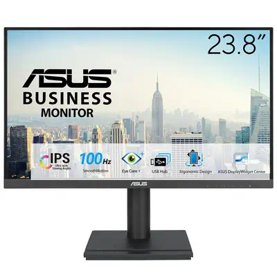 ASUS VA24DQFS écran plat de PC 60,5 cm (23.8") 1920 x 1080 pixels Full HD LCD Noir - Asus - Ecran Ordinateur - visuel 1