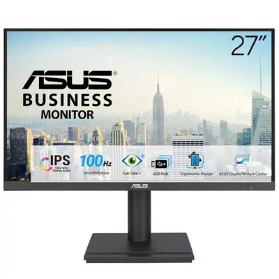 ASUS VA27DQFS écran plat de PC 68,6 cm (27") 1920 x 1080 pixels Full HD LCD Noir - Asus - Ecran Ordinateur - visuel 1