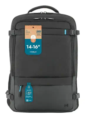 Mobilis 025031 sacoche d'ordinateurs portables 40,6 cm (16") Sac à dos Noir - Sacoche & Housse - visuel 2