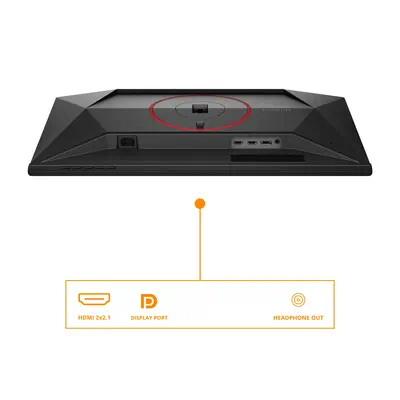 AOC G4 Q25G4SR écran plat de PC 62,2 cm (24.5") 2560 x 1440 pixels Quad HD LED Noir, Rouge - Ecran Ordinateur - visuel 3