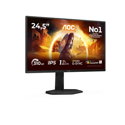AOC G4 25G4SXU écran plat de PC 62,2 cm (24.5") 1920 x 1080 pixels Full HD LED Noir, Gris - Ecran Ordinateur - visuel 2