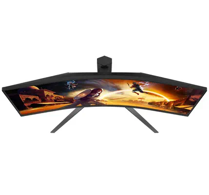AOC G4 CU34G4Z écran plat de PC 86,4 cm (34") 3440 x 1440 pixels Wide Quad HD LED Noir, Rouge - Ecran Ordinateur - visuel 4