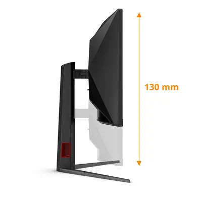 AOC G4 CU34G4 écran plat de PC 86,4 cm (34") 3440 x 1440 pixels Wide Quad HD LED Noir, Rouge - Ecran Ordinateur - visuel 3
