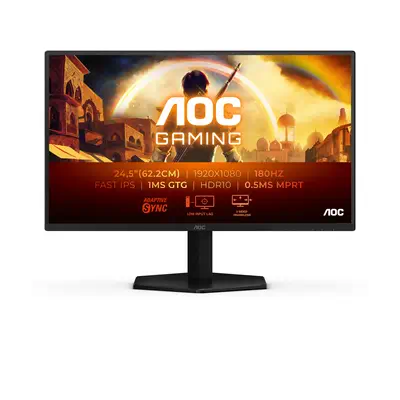 AOC G4 25G42E écran plat de PC 62,2 cm (24.5") 1920 x 1080 pixels Full HD LED Noir, Rouge - Ecran Ordinateur - visuel 1