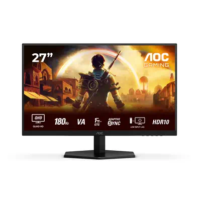 AOC G4 Q27G42XNE écran plat de PC 68,6 cm (27") 2560 x 1440 pixels Quad HD LED Noir, Rouge - Ecran Ordinateur - visuel 1