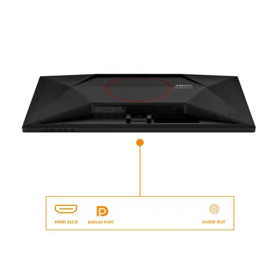 AOC G4 Q27G42XNE écran plat de PC 68,6 cm (27") 2560 x 1440 pixels Quad HD LED Noir, Rouge - Ecran Ordinateur - visuel 3