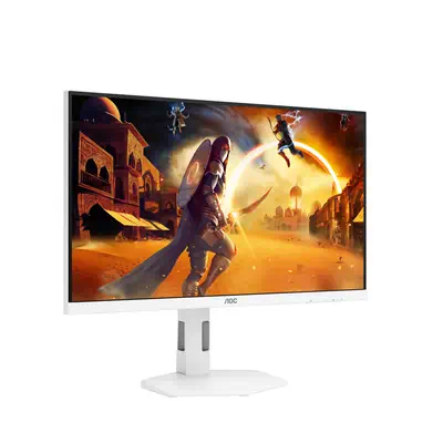 AOC G4 U27G4/WS écran plat de PC 68,6 cm (27") 3840 x 2160 pixels Argent, Blanc - Ecran Ordinateur - visuel 1