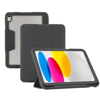 Mobilis 062006 étui pour tablette 27,9 cm (11") Folio porte carte Noir, Transparent - Etui et Housse - visuel 2