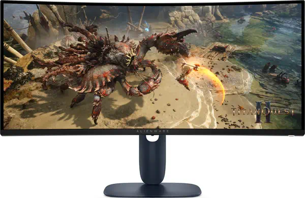Alienware AW3425DWM écran plat de PC 86,4 cm (34") 3440 x 1440 pixels Wide Quad HD LCD Noir, Bleu - Ecran Ordinateur - visuel 1