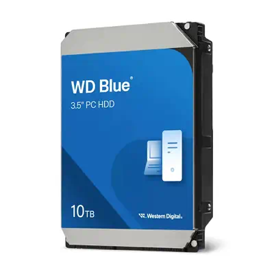 Western Digital Blue WD100EAGZ disque dur 10 To 7200 tr/min 512 Mo 3.5" Série ATA III - Disque dur Interne - visuel 1