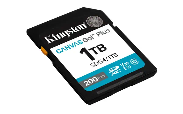 1 To SDXC Canvas Go Plus Gen4 200 Mo/s C10 UHS-I U3 V30 - Kingston - Carte Mémoire - visuel 2