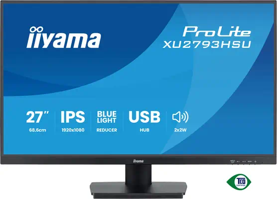 iiyama ProLite XU2793HSU-B7 écran plat de PC 68,6 cm (27") 1080 x 1920 pixels Full HD LED Noir - Ecran Ordinateur - visuel 2