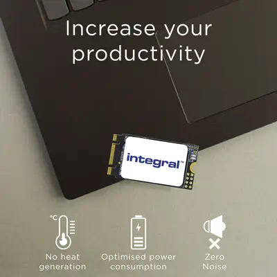 Integral INSSD1TM242 disque SSD 1,02 To M.2 Série ATA III 3D TLC NAND - Disque dur SSD - visuel 4