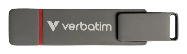 Verbatim Dual QuickStick lecteur USB flash 128 Go USB Type-A / USB Type-C 3.2 Gen 1 (3.1 Gen 1) Gris - Adaptateur stockage - visuel 9