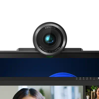 Lenovo 4XC1Q25246 webcam 8 MP 1920 x 1080 Lenovo - visuel 1 - hello RSE - Conception pratique