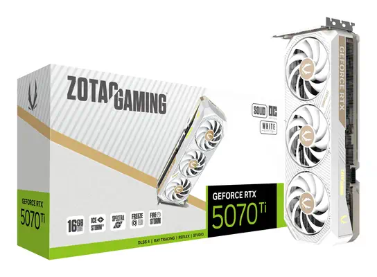 GAMING GeForce RTX 5070 Ti SOLID CORE OC - Zotac - Carte graphique - visuel 8