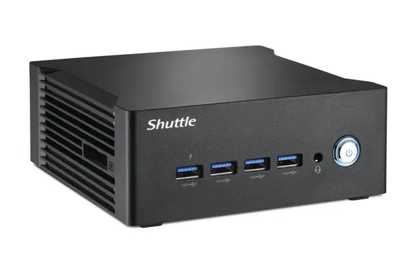 Nano PC NT10H5, Intel Core Ultra 5 125H, Intel Arc graphics, 2xHDMI, 2xUSB 4.0 (DP), 2x2.5Gbit LAN,  - Shuttle - Barebone - visuel 5