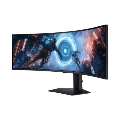 Samsung G91F écran plat de PC 124,5 cm (49") 5120 x 1440 pixels Dual QHD LCD Noir - Ecran Ordinateur - visuel 3