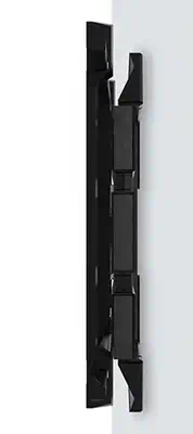 B-Tech Twin Cantilever 190,5 cm (75") Mur Noir - Support Fixe & Mobile - visuel 2