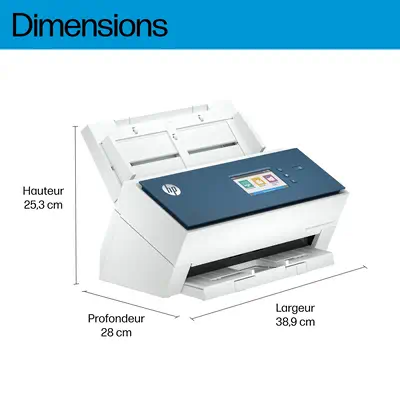 ScanJet Enterprise Flow N9000 sn1 Scanner à défilement A3, jusqu’à 80ppm/160ipm, 600x 600 DPI - HP - visuel 3