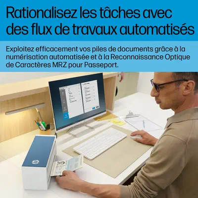 ScanJet Pro 4200 s1 Scanner à défilement A4 et passeport / carte d’identité, jusqu’à 40ppm/80ipm, 60 - HP - visuel 5