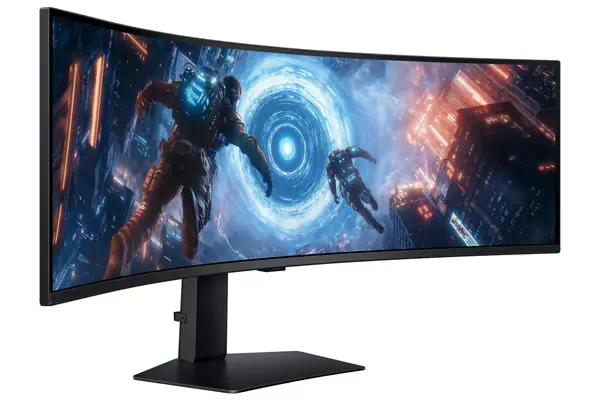 Écran PC Gaming Incurvé Odyssey G9 G91F Dual Samsung - visuel 1 - hello RSE - Une action fluide sans perturbation