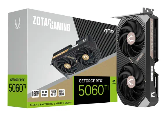 Zotac GAMING GeForce RTX 5060 Ti AMP NVIDIA 16 Go GDDR7 - Carte graphique - visuel 8