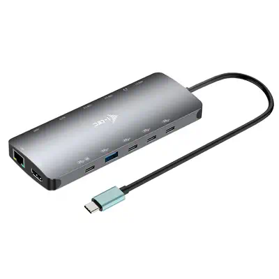 USB-C Metal Nano 3x Display Dock, 2x HDMI 1x USB-C video + Power Delivery 140W - I-Tec - Station d'accueil pour portable - visuel 1