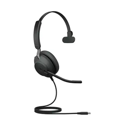 Jabra Evolve2 40 SE Casque Avec fil Arceau Appels/Musique USB Type-C / USB Type-A Noir - Casque Micro - visuel 2