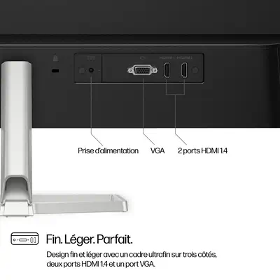 HP Series 5 Écran Full HD 27 pouces HP - visuel 1 - hello RSE - Résolution FHD