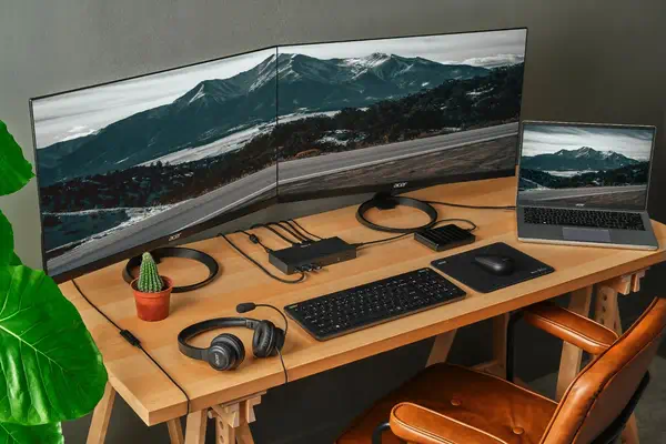 Acer AHW154 Casque Avec fil À la main Bureau/Centre d'appels USB Type-A Noir - Casque Micro - visuel 8