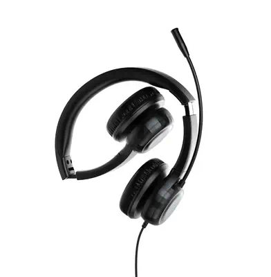 Acer AHW154 Casque Avec fil À la main Bureau/Centre d'appels USB Type-A Noir - Casque Micro - visuel 2