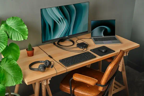 Acer AHW154 Casque Avec fil À la main Bureau/Centre d'appels USB Type-A Noir - Casque Micro - visuel 6