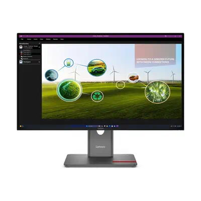 Lenovo ThinkVision P27Q-40 LED display 68,6 cm (27") 2560 x 1440 pixels Quad HD Noir - Ecran Ordinateur - visuel 1