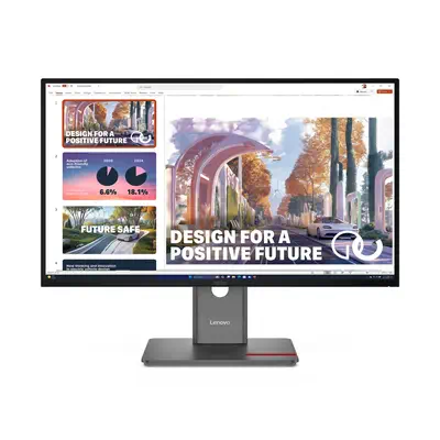 ThinkVision P27QD-40 Lenovo - visuel 1 - hello RSE - Fabriqué avec de meilleurs matériaux