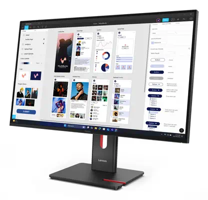 Lenovo ThinkVision T32UD-40 Moniteur Lenovo - visuel 1 - hello RSE - Conçu pour prendre soin de l'environnement