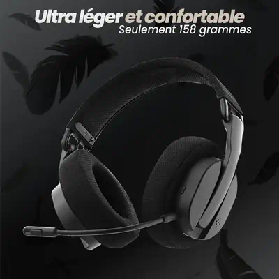T'nB ACTIVLIGHT casque Avec fil &sans fil Arceau Business/Everyday USB Type-C / USB Type-A Bluetooth - T'NB - Casque Micro - visuel 3