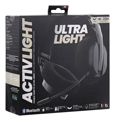 T'nB ACTIVLIGHT casque Avec fil &sans fil Arceau Business/Everyday USB Type-C / USB Type-A Bluetooth - T'NB - Casque Micro - visuel 7