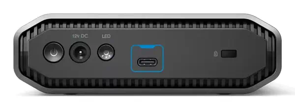 SanDisk G-DRIVE disque dur externe 26 To 7200 tr/min USB Type-C 3.2 Gen 2 (3.1 Gen 2) Acier inoxydab - Sandisk - Disque dur Externe - visuel 3