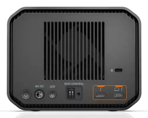 SanDisk G-RAID PROJECT 2 disque dur externe 52 To 7200 tr/min USB Type-C 3.2 Gen 2 (3.1 Gen 2) Noir, - Sandisk - Disque dur Externe - visuel 3