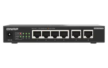QNAP QSW-2104-2T-R2 commutateur réseau Non-géré 10G Ethernet (100/1000/10000) Bureau Noir achat