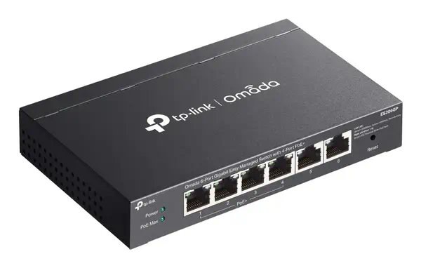 TP-Link Omada ES206GP commutateur réseau Géré Gigabit Ethernet (10/100/1000) Connexion Ethernet, sup - Switchs et Hubs - visuel 4