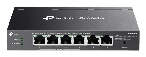 TP-Link Omada ES206GP commutateur réseau Géré Gigabit Ethernet (10/100/1000) Connexion Ethernet, sup - Switchs et Hubs - visuel 1