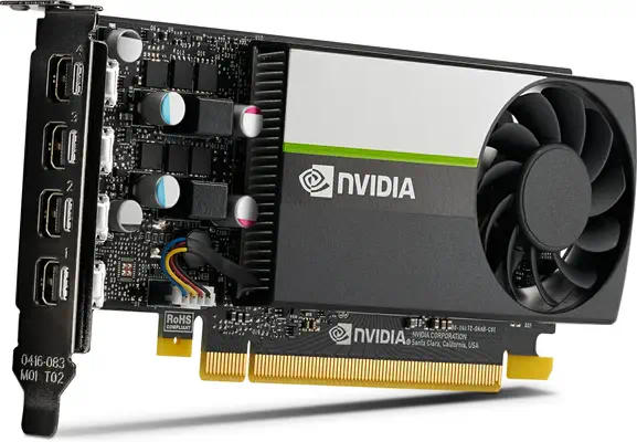 HP NVIDIA T400E 4 GB 4mDP Graphics - Carte graphique - visuel 4