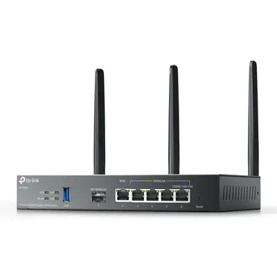 TP-Link Omada ER706W routeur sans fil Gigabit Ethernet Bi-bande (2,4 GHz / 5 GHz) Noir - Routeur - visuel 3