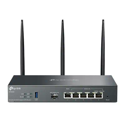 TP-Link Omada ER706W routeur sans fil Gigabit Ethernet Bi-bande (2,4 GHz / 5 GHz) Noir - Routeur - visuel 1