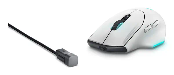 Alienware AW620M souris Gaming Droitier RF Wireless + USB Type-C Optique 26000 DPI - Souris - visuel 8