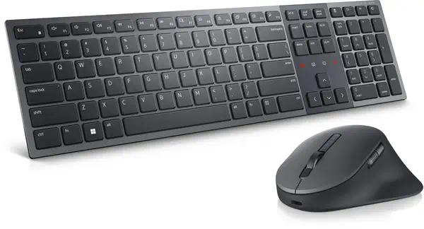 Clavier et souris de collaboration Pro Premium - KM900 - États-Unis international (QWERTY) - Dell - visuel 1