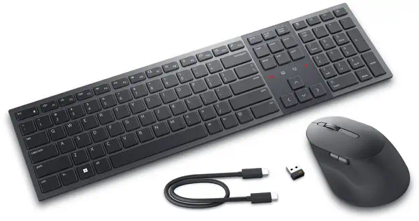 Clavier et souris de collaboration Pro Premium - KM900 - États-Unis international (QWERTY) - Dell - visuel 2